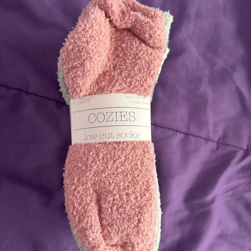Target: Women's Cozies Low Cut Socks, 6-Pack, Shoe Size: 4-10, Multicolored - Picture 1 of 4